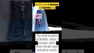 Somvati amavashya 2 September से 3 September ।। youtubeshorts music song viralvideo [upl. by Garber]