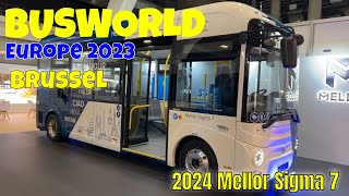 2024 Mellor Sigma 7  interior and Exterior  Busworld Europe 2023 Brussel [upl. by Cleo]