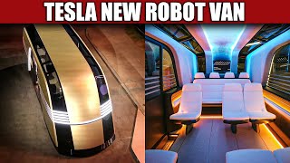 Elon Musk Robot Van  Most Luxurious [upl. by Athalie]