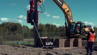 MOVAX Side grip pile drivers introduction HD [upl. by Agatha]