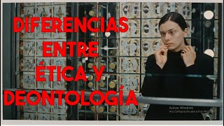 ¿CUÁLES SON LAS DIFERENCIAS ENTRE ÉTICA Y DEONTOLOGÍA ENSAYO PARA CLASES DE ÉTICA [upl. by Margarete865]