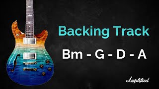 Melodic Pop Rock Backing Track Jam in B Minor  Bm G D A  85 BPM  Guitar Backing Track [upl. by Stovall360]