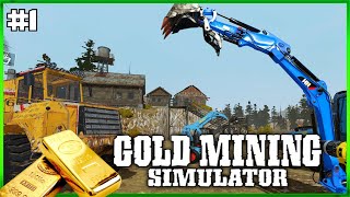 Gold Mining Simulator  BIG UPDATE  New Mini Digger Dlc  Fresh Start For 2024  Episode1 [upl. by Nnylacissej]