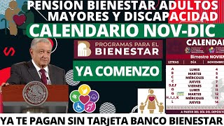 ✅NUEVO CALENDARIO DE PAGO PENSION BIENESTAR NOVIEMBRE A NIVEL NACIONAL📲REVISALOS BIEN🤔👨‍🦽🧓AMLO💵 [upl. by Marwin297]