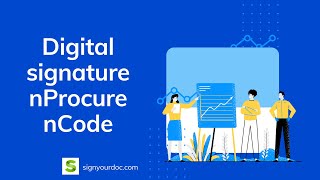 Digital signature for nProcure  nCode Digital signature [upl. by Nnaes]