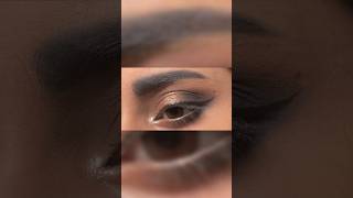 A Black Smokey Eye that WONT Scare You  BlackBrown Smokey Eyes with 2 Eyeshadows  Black eyelook [upl. by Eniawed]