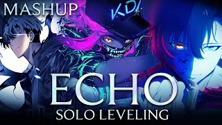 THE BOYZ x KDA  ECHO Mashup  SOLO LEVELING [upl. by Eylhsa]