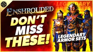 Enshrouded  3 Legendary Armor Sets You Dont Want To Miss [upl. by Akiemaj]