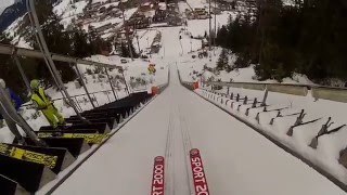 Ski Jumping Ramsau POV [upl. by Bilat]