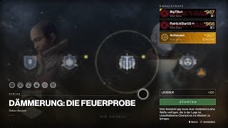 Destiny 2960 Die Feuerprobe auf 950 quotLegendequot 100K  511121119  Fremdes Terrain HDPS4 [upl. by Anital]