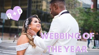 Our Blasian Wedding l Filipino  Black Couple AWBM [upl. by Essined]