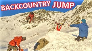 We Built A Backcounty Snowboard Jump  Goggle Offer [upl. by Mastat]