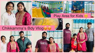 Chikkamma’s Birthday 🎂😍Kids Indoor play area👭Thale saru Recipe 🍛SPURTHI VLOGS [upl. by Dahl]