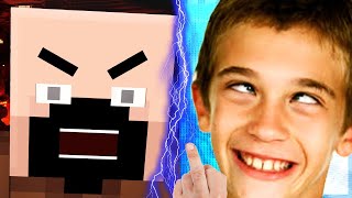 INSANE 5 YEAR OLD KILLS NOTCH ON MINECRAFT MINECRAFT TROLLING [upl. by Mairem]