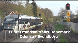 Führerstandsmitfahrt Dänemark Odense  Svendborg mit RV4661 [upl. by Lasyrc668]