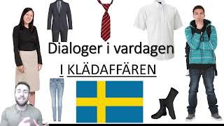 Dialoger i vardagen  I klädaffären [upl. by Ineslta]