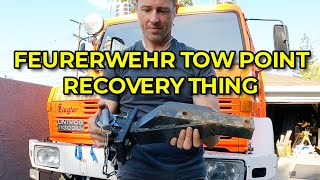 Tow point Recovery point Hitch  What is this Unimog Feurerwehr thing [upl. by Nedyaj]