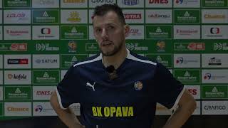 Tisková konference po utkání BK OPAVA  SK SLAVIA PRAHA [upl. by Tavi]