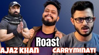 Carryminati  Roast  Ajaz Khan  56 lac follower Vote Mile 155 😄 ​⁠ [upl. by Aritak]