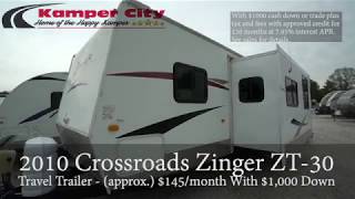 2010 Crossroads Zinger ZT 30 [upl. by Anaitat548]