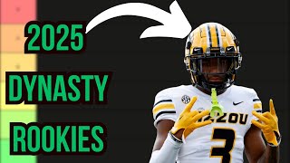 Dynasty Rookie Rankings  2025 [upl. by Akinak735]