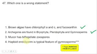 NEET 2015 Q47 Mucor has biflagellate zoospores  wrong statement [upl. by Krawczyk57]