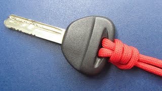 Useful knots rope tricks idea Practical knot tying skills EASY Paracord Keychain knots [upl. by Ecnedac]