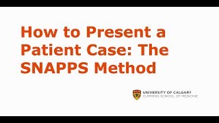 How to Present a Patient Case The Signpost Method [upl. by Dulci571]