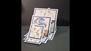 Triple fold easel cardTutorial [upl. by Cantone]