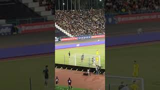 Cambodia Vs Malaysia AFF Cup2024 22 at Olympia [upl. by Shelba]