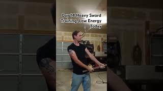 Heavy Sword Training Day 14 weighted gutsberserk animetraining [upl. by Edette]