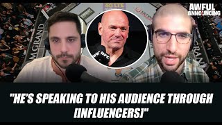 Ariel Helwani shares how he thinks Dana White feels about MMA media [upl. by Desdemona459]