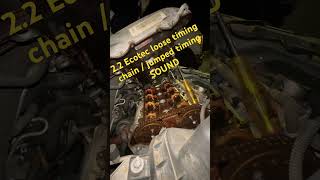 22 Ecotec engine loose timing chain  jumped timing SOUND engine [upl. by Effie284]