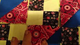 Jacobs Ladder Quilt Block [upl. by Enial]