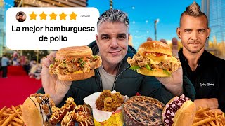 PROBANDO TODA LA CARTA de DABIZ MUÑOZ LAS HAMBURGUESAS MÁS CARAS DE MI VIDA [upl. by Stephana]