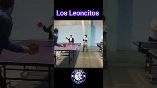 Nuestros Leoncitos en Acción tabletennis pingpong [upl. by Alaecim486]