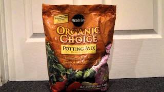 MiracleGro Organic Choice Potting Mix [upl. by Joanie]