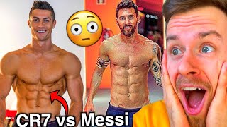 CR7 vs Lionel Messi Transformation  wer ist besser 👀🤯 [upl. by Sido]