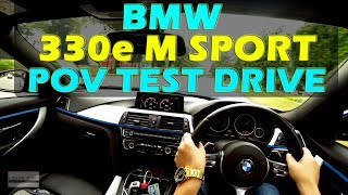 HOW FAST IS THE BMW 330e M Sport POV TEST DRIVE bmw330emsport 330emsport 330e [upl. by Yllac568]