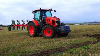 Kubota M7151at 2016 Scottish Ploughing ChampionshipsHD [upl. by Oironoh]