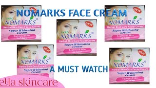 NOMARKS FACE CREAM  NOMARKS HERBAL SKIN CARE FACIAL CREAM [upl. by Amein]