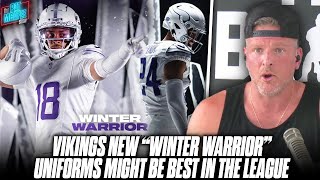 Vikings Debut DOPE quotWinter Warriorquot All White Alternate Uniform  Pat McAfee Reacts [upl. by Sucramed]