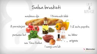 Salsa Brusketi  Recept [upl. by Anaihr]