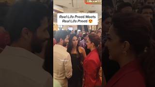 Kiara Advani MEETS Shahid Kapoor amp Mira Rajput 😍  shorts trending bollywood kabirsingh [upl. by Ruperta]