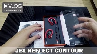 Vlog 10  JBL Reflect Contour  Unboxing amp Review [upl. by Nekcerb]