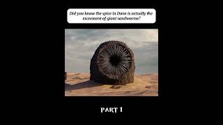 Did you know the spire in dune is actually the excrement of giant sandworms [upl. by Skipper569]