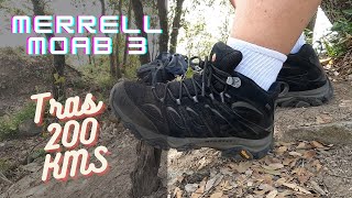 Merrell MOAB 3 Tras 200 Kms no te las compres hasta no ver este video y las 8 pruebas que le someto [upl. by Berhley]