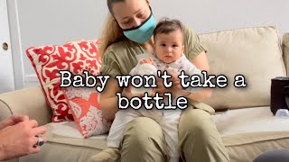 Baby wont take a bottle [upl. by Robby]