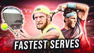 Top 10 Fastest Serves In Tennis History [upl. by Revolc]