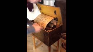 Rare orchestrionette automatic roll playing organ c 1890 [upl. by Adnoluy]